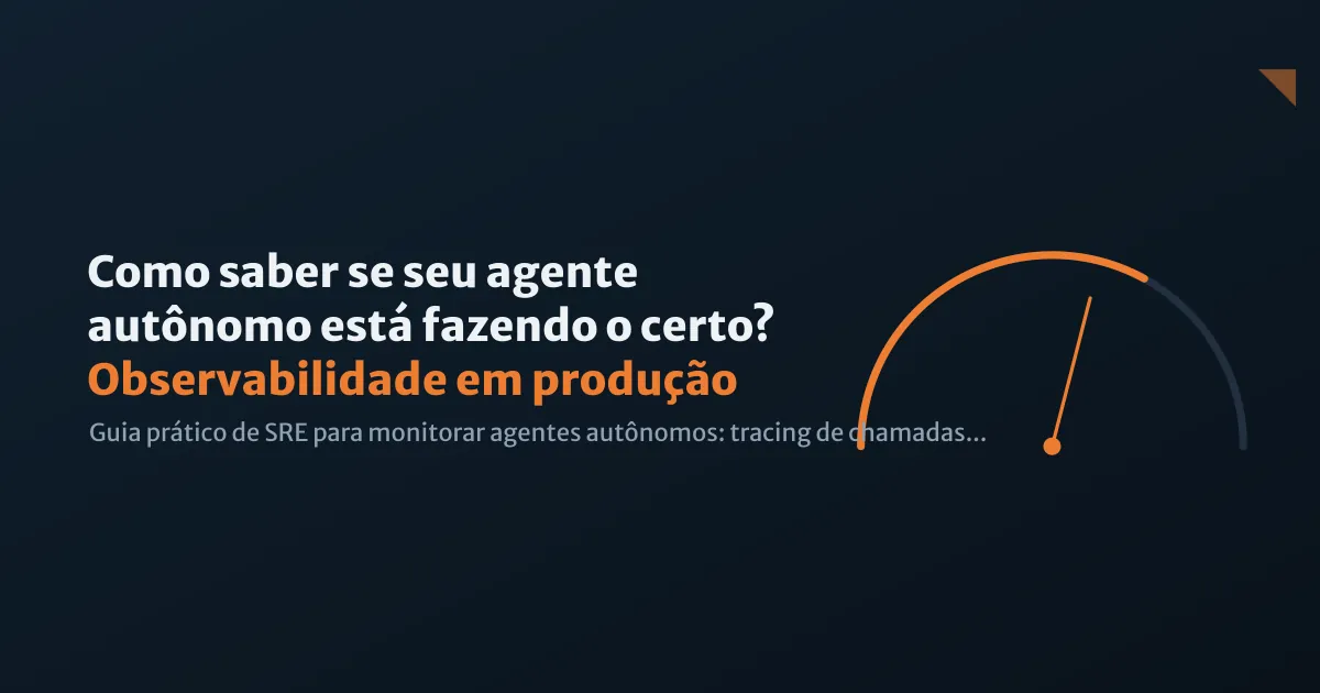 Diagrama abstrato de monitoramento com nodes conectados, representando fluxo de dados e telemetria de agentes autônomos em ambiente cloud